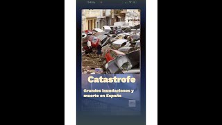 Catastrofe en España por fenómeno meteorológico [upl. by Hollingsworth937]