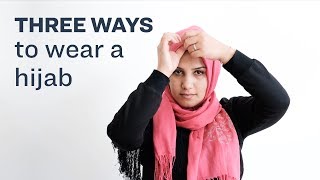 Three Ways To Wear a Hijab [upl. by Adnilam]