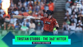 The Best of Tristan Stubbs  Sunrisers 360° hitter  Betway SA20 [upl. by Casia]