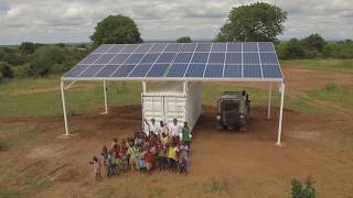 Empowered by Light SolarBattery Microgrid  Mugurameno Western Province Zambia [upl. by Oballa197]