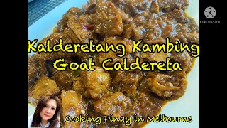 Kalderetang Kambing  The Best Way of Cooking Kalderetang Kambing  Goat Caldereta  Cooking Pinay [upl. by Ika]