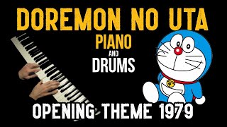 Doraemon Theme Song  Piano amp Drums cover [upl. by Kirshbaum]