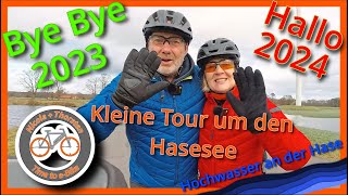 Tour zum Hasesee Abschied 2023 Hochwasser an der HASE 2023 [upl. by Gizela]