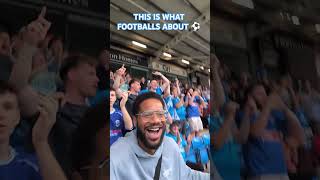 Peterborough Fans Celebrating the 3rd Goal efl footballshorts [upl. by Nitsoj456]