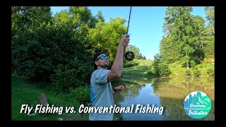 Fly Fishing vs Conventional Regular Fishing Explained [upl. by Kassel744]