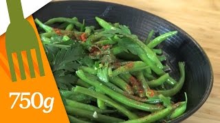 Recette de Haricots verts au beurre  750g [upl. by Ahtennek951]