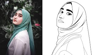 Turn Your Photo Into Line Art  Line Art Photoshop Tutorial [upl. by Liatnahs]