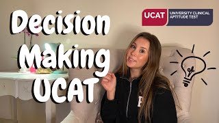 UCAT DECISION MAKING  Explained  EVERYTHING you NEED to KNOW to get HIGH SCORES [upl. by Curkell]