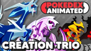 Pokedex Animated  Dialga Palkia amp Giratina [upl. by Xavler]