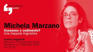 Michela Marzano  Consenso o cedimento  festivalfilosofia 2023 [upl. by Yekcor23]