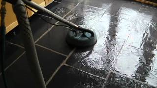 Slate floor cleaning [upl. by Mirth293]