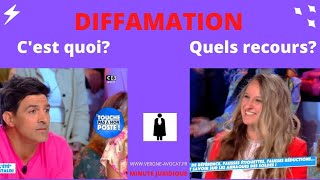 Cest quoi une DIFFAMATION et quels sont mes recours [upl. by Ardnas635]