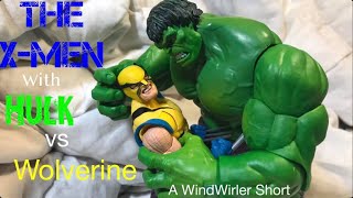 The XMen with Hulk VS Wolverine STOP MOTION [upl. by Bee254]