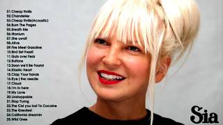 Sia Greatest Hits New  Best Sia Songs Playlist Music Popular [upl. by Irb]