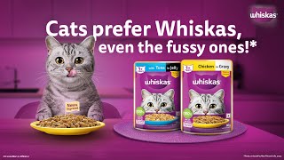 WHISKAS  Cats Prefer Whiskas even the fussy ones [upl. by Rubinstein]