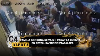 Familia de 20 miembros cena en restaurante de Iztapalapa ¡y se va sin pagar la cuenta [upl. by Jehovah]