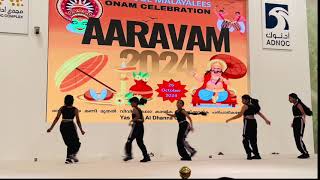 Girls Cinematic Fusion Dance  AARAVAM 2024  BOROUGE ONAM CELEBRATIONS  Abudhabi [upl. by Odrude]