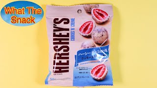 Hersheys Freeze Dried Cookies amp Cream Chocolate Strawberry Japan [upl. by Eelrihs]