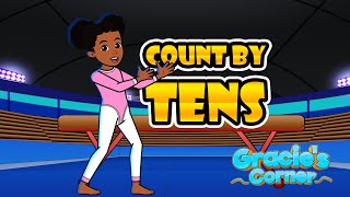 Count by Tens  Skip Counting with Gracie’s Corner  Nursery Rhymes  Kids Songs [upl. by Nnaacissej]