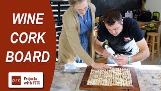 How to Make a Wine Cork Board [upl. by Ardnekan979]