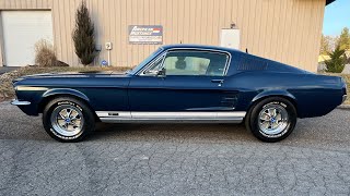 1967 Ford Mustang Fastback GT 427 FE Big Block 4 Speed Nightmist Blue [upl. by Ennagroeg85]