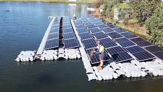 Lardner Park Floating Solar Installation [upl. by Petigny]