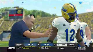 Pittsburgh vs 15 Cal Dynasty Game  CFB Revamped Legacy Season Week 10  Jefe on Commentary [upl. by Tham]