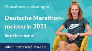 Interview mit der Deutschen Marathonmeisterin 2023 Esther Pfeiffer ehem Jacobitz [upl. by Carrel]