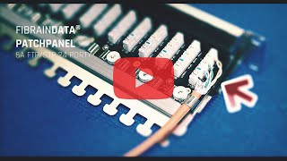 Patchpanel FibrainDATA® 6A FTPSTP 24 Porty [upl. by Barnes]