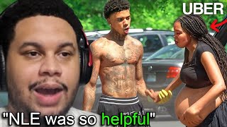 NLE Choppa Delivers His UBER Driver Baby Roadside [upl. by Annabelle475]