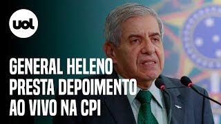 🔴 CPI do 81 no DF general Augusto Heleno exministro de Bolsonaro presta depoimento ao vivo [upl. by Yensehc340]