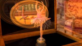 Boîte à musique et ballerine  3ds Max [upl. by Janiuszck]