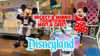 Mickey and Minnie Mouse Meet and Greet in Mickey’s Toontown at Disneyland [upl. by Nitin121]