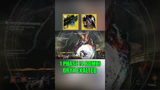 Whisper DESTROYS Oryx Exalted 1 Phase 4 Bomb [upl. by Phil]