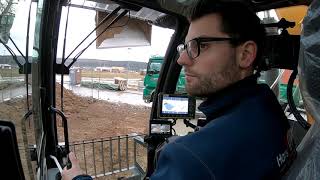 Liebherr R 926 G8 Aushub Laden  Leica GPS  Teil 2 GoPro CabView [upl. by Leakim]