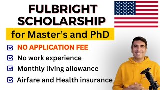 Fully Funded Masters and PhD Scholarship in USA  Fulbright Scholarship 2025 [upl. by Almeeta127]