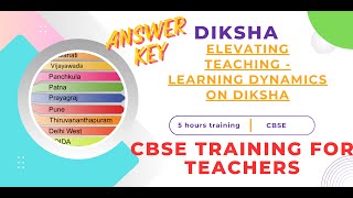 Elevating TeachingLearning Dynamics Answer Key on DIKSHA 5 hours training DIKSHA [upl. by Eudoca143]