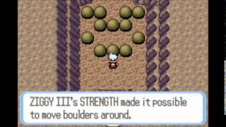 Pokémon RubySapphireEmerald  Seafloor Cavern Strength Puzzle [upl. by Meekahs]