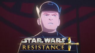 General Armitage Hux Every Scene in Star Wars Resistance [upl. by Ardnassak]