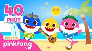 Mùa hè năm nay cùng Cá Mập Con 🏖️ Baby Shark doo doo doo🦈  Tuyển tập  Pinkfong Nhạc thiếu nhi [upl. by Eirased785]