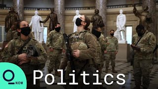 Armed National Guard Troops Arrive at the US Capitol [upl. by Azpurua]