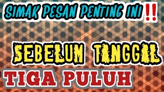 💛 KEJADIAN SEBELUM TANGGAL TIGA PULUH tarot weton berlakukapansaja [upl. by Sera]