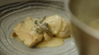 Poulet fermier aux morilles sauce Champagne [upl. by Steffin]