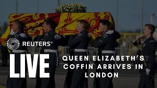 LIVE Queen Elizabeth’s coffin arrives in London proceeds to Buckingham Palace [upl. by Eniksre]