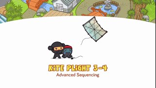 Puzzles Level 34  CodeSpark Academy learn Advanced Sequencing in Kite Plight  Gameplay Tutorials [upl. by Shank]