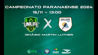 PARANAENSE 2024  FEMININO  SUB19  SÉRIE A  UNILIFE MARINGÁ X PM SÃO JOSÉ DOS PINHAIS [upl. by Alabaster]