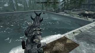 Skyrim Lakeview Manor Gate Fence Guards and more [upl. by Abercromby]