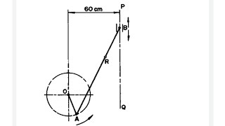 LOCUS OF A POINT  CRANK MECHANISM in  Technical drawing  Engineering drawing [upl. by Garvy]