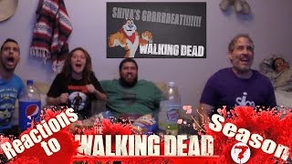 The Walking Dead Season 7 Reactions  Ep 16  The First Day of the Rest of Your Life  Finale [upl. by Alleahcim]