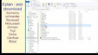 Download Full Eplan edz file Library for All Automation amp Electrical Manufacturer amp Brandname [upl. by Shaffer]